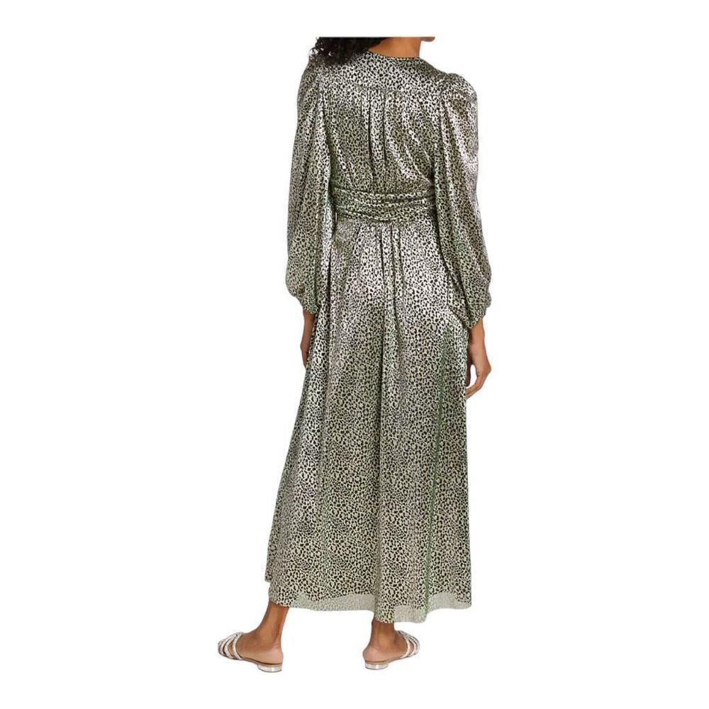 $620 Ba&sh Celie Metallic Leopard Maxi Dress Size XS - Picture 4 of 12